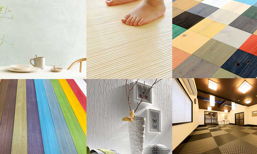 多様化する暮らしに対応する床材・壁材の展示を 新宿OZONEにて2022年2月3日～5月17日まで開催！